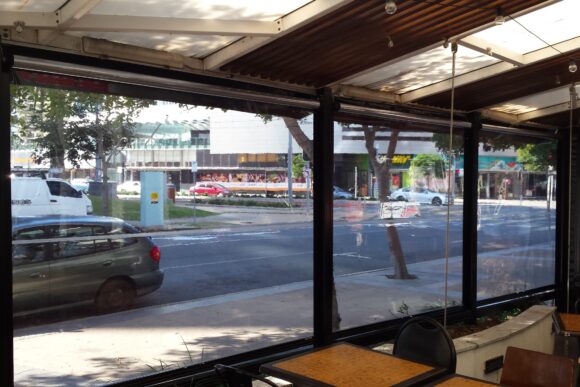 Clear PVC Bistro Blinds